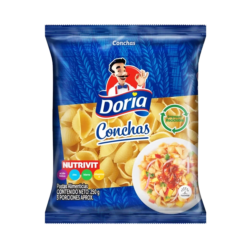 PASTA DORIA CONCHITA CLASICA X 250G